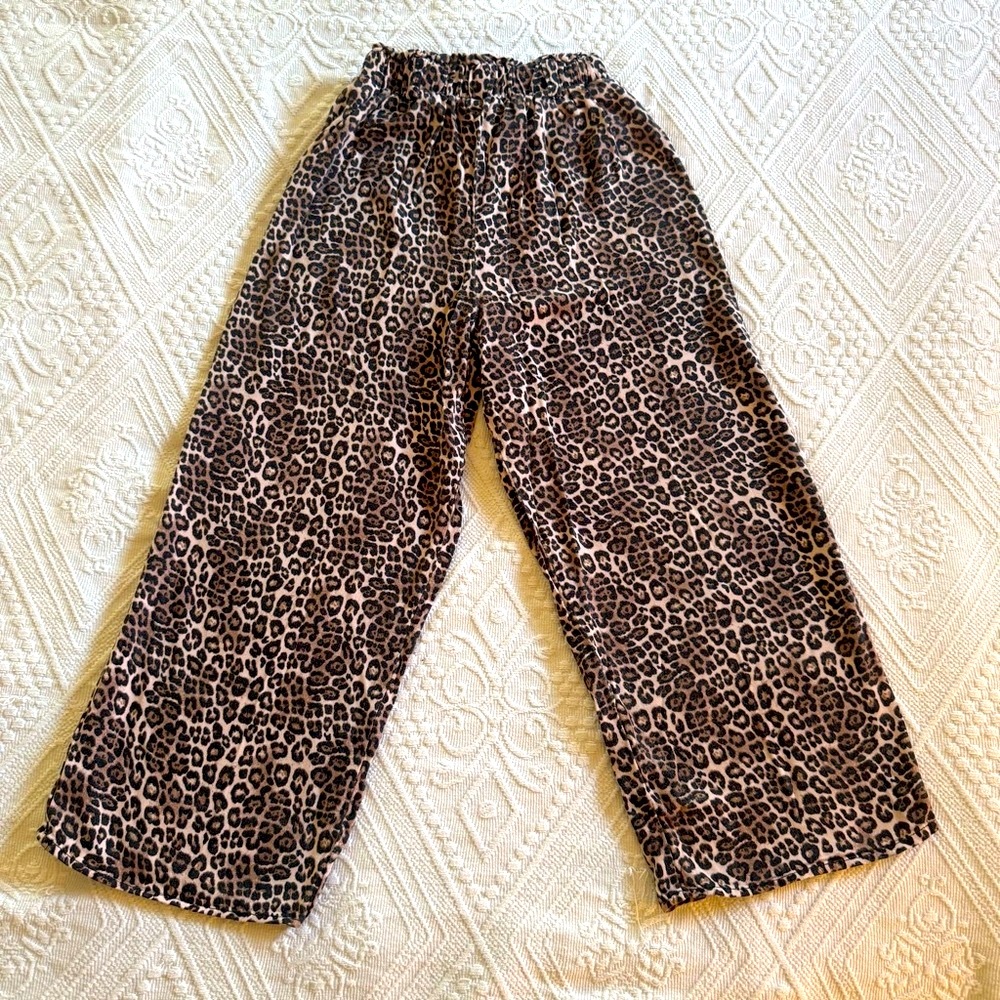 Cheetah Animal Print Girls Pants by Art Class